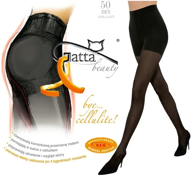 Rajstopy Gatta Bye Cellulite 50 Den 4-l Nero