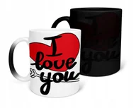 Kubki - KUBEK MAGICZNY Z NADRUKIEM-PREZENT WALENTYNKI RÓŻNE WZORY DO WYBORU+IMIĘ - miniaturka - grafika 1