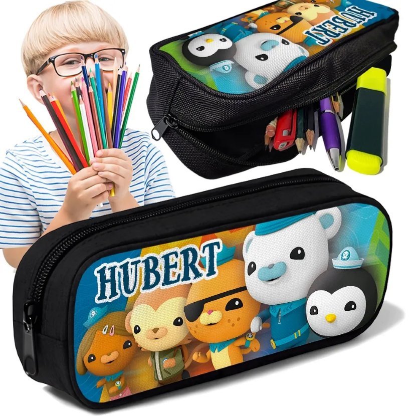 Piórnik personalizowany OKTONAUCI THE OCTONAUTS nadruk imienia ksywki tuba