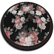 Dywany - Wewnętrzny dywan okrągły winylowy róże fi70 cm - miniaturka - grafika 1