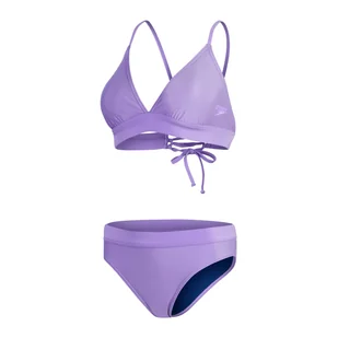 Damski Strój kąpielowy SPEEDO BANDED TRI 2PC AF 8-00307915428 – Fioletowy - Stroje kąpielowe - miniaturka - grafika 1