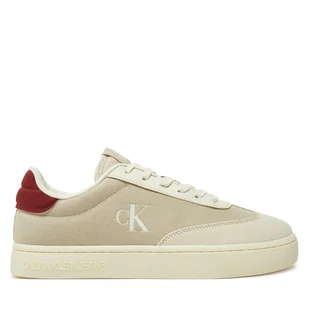 Sneakersy Calvin Klein Jeans YM0YM01169 Beżowy - Sneakersy męskie - miniaturka - grafika 1