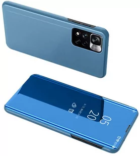 Clear View Case futerał etui z klapką Xiaomi Redmi Note 11 Pro 5G / 11 Pro niebieski - Etui i futerały do telefonów - miniaturka - grafika 1