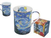 Kubki - Kubek porcelanowy Van Gogh Starry Night Prezent - miniaturka - grafika 1