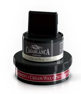 Casablanca Krem Pasta woskowa butów czarna 50 ml - Środki do obuwia i ubrań - miniaturka - grafika 1
