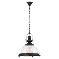 Lampy sufitowe - Falco lampa wisząca loftowa szklana LDP 119-300 (BK) Lumina Deco - miniaturka - grafika 1