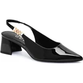 Czółenka - Guess Czółenka na słupku ZABELA | z dodatkiem skóry - miniaturka - grafika 1