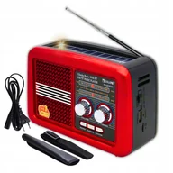 Radia - RADIO COLON kuchenne turystyczne przenośne solarne USB retro RX-BT978S czerwone - miniaturka - grafika 1