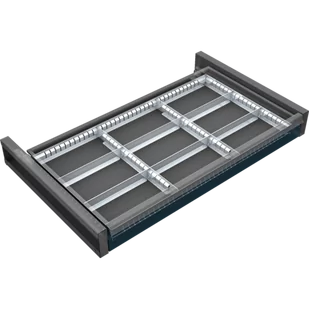 Organizer na narzędzia do szuflady do szaf KOVOS, szerokość 505 mm, 9 przegród - Pozostałe wyposażenie warsztatu - miniaturka - grafika 1
