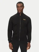 Bluzy męskie - EA7 Emporio Armani Bluza 8NPM31 PJVRZ MC004 Czarny Regular Fit - miniaturka - grafika 1