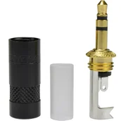 Kable - EV Neutrik Connector Stereo 3.5 MM Male Metal Black [NTR-NYS231B] NYS231B - miniaturka - grafika 1