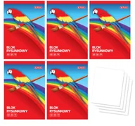 Szkolne artykuły papiernicze - Blok rysunkowy szkolny A3 30k 70g/m2 HERLITZ 5szt - miniaturka - grafika 1
