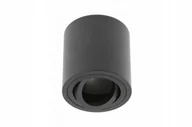 Lampy sufitowe - Oprawa sufitowa Aveiro Bis aluminium 80x90mm 20W okrągła czarna IP20 - miniaturka - grafika 1