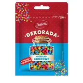 Dodatki do ciast w proszku - Delecta Dekorada Posypka perełki cukrowe 35 g - miniaturka - grafika 1