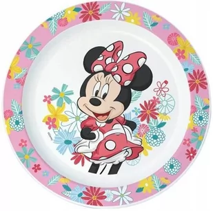 Talerz dziecięcy 22 cm MINNIE 3 do mikrofali 4473 - Miseczki i talerzyki dla dzieci - miniaturka - grafika 1