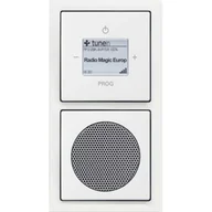 Inne akcesoria elektryczne - ABB Radio podtynkowe DAB+ Future linear biały - miniaturka - grafika 1