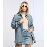 Kurtki damskie - Liu Jo Kurtka jeansowa | Longline Fit - miniaturka - grafika 1