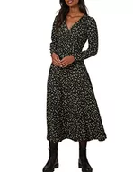 Sukienki - People Tree Damska sukienka Leni w stylu casual, czarna, 12, Czarny, 38 - miniaturka - grafika 1