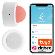 Rejestratory do monitoringu - Czujnik ruchu ZIGBEE 3.0 TUYA na baterie PIR - miniaturka - grafika 1