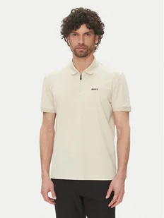 BOSS Polo Philix Pima 50538177 Beżowy Regular Fit - Koszulki męskie - miniaturka - grafika 1