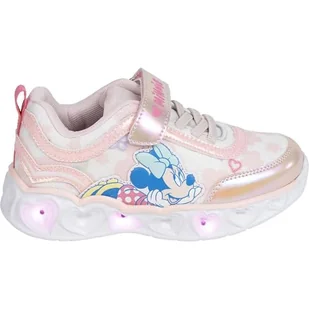 CERDÁ LIFE'S LITTLE MOMENTS Dziewczęce trampki Minnie Mouse ze światłami LED i lekką podeszwą EVA, komfort i styl, sneakersy, Różowy kolor, 25 EU - Buty dla dziewczynek - miniaturka - grafika 1