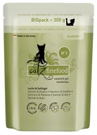 Mokra karma dla kotów - Catz Finefood Classic N.05 Łosoś i drób saszetka 300g - miniaturka - grafika 1