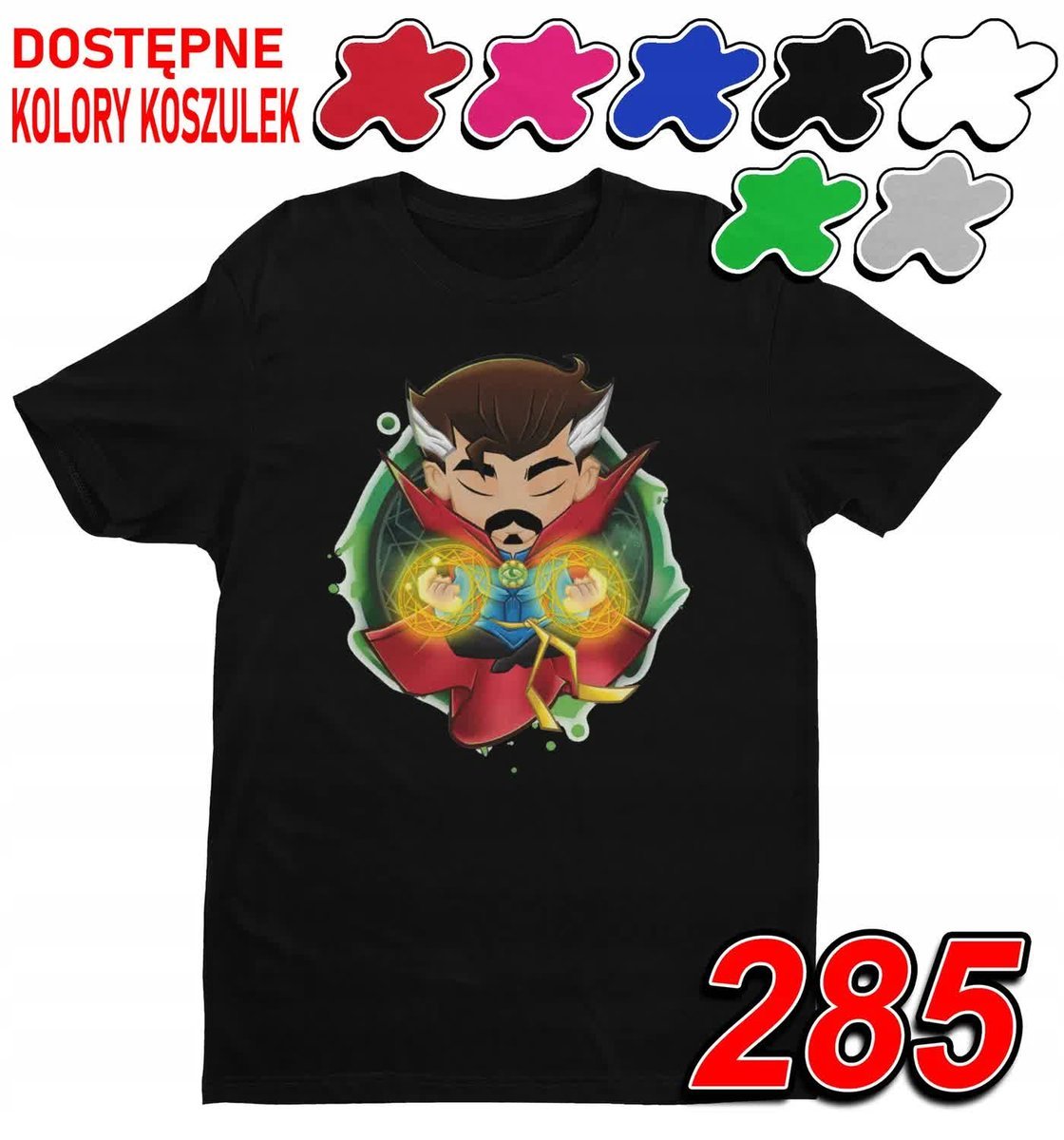 Dziecięca Koszulka T-Shirt Z Nadrukiem Avengers Doktor Strange - L 146-152