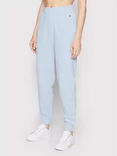Tommy Hilfiger Spodnie dresowe WW0WW32207 Niebieski Relaxed Fit - Spodnie sportowe damskie - miniaturka - grafika 1