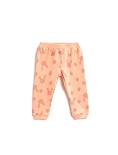Koton Baby Girl Jogger Sweatpants Printed Cotton, Różowy wzór (2d7), 18-24 Miesiące - Bluzy dla chłopców - miniaturka - grafika 1