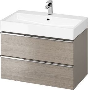 Cersanit S522-028 SZAFKA PODUMYWALKOWA VIRGO 80 SZARA UCHW CHROM ZMONT. // CER.VIRGO-80-SZARA-UCH-CH