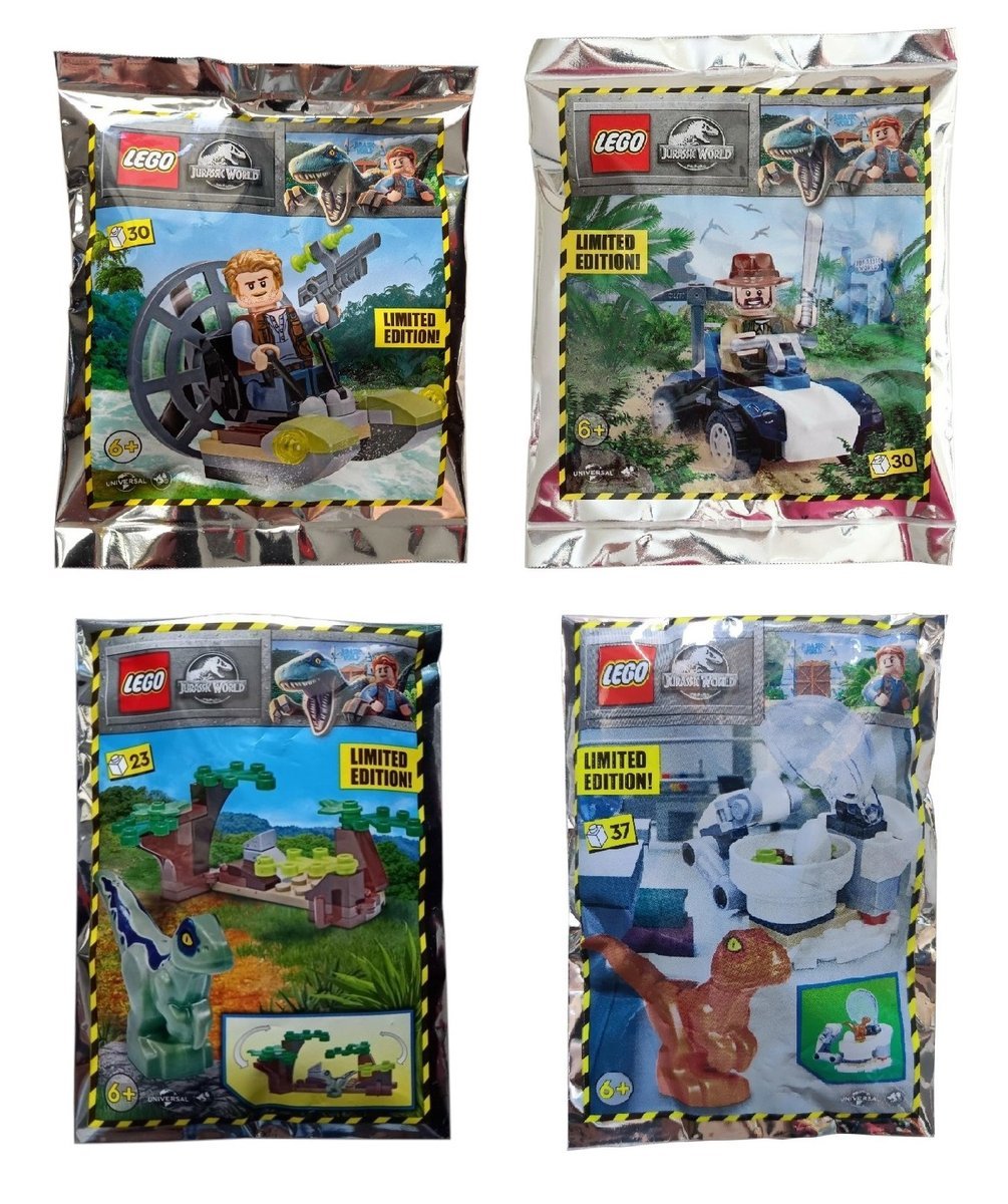 Klocki LEGO Jurassic World - Zestaw 4 Polybag - JW01
