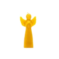 Świece - Świeca z wosku pszczelego anioł - miniaturka - grafika 1