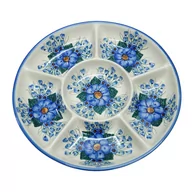 Miski i półmiski - Ceramiczna półmisek dzielony Ceramika Bolesławiec - miniaturka - grafika 1