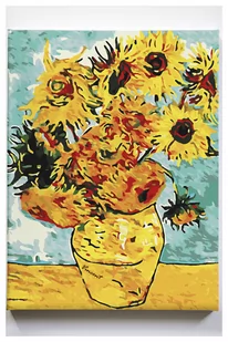 Słoneczniki Van Gogh / Akrylowo - Malowanie po numerach - miniaturka - grafika 1