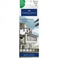 Przybory szkolne - Faber-Castell Pisak dwustronny Goldfaber architecture 6 kolorów - miniaturka - grafika 1