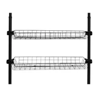 Wieszaki i stojaki - Koszyk do garderoby, szafy HERKULES 2 sztuki, 83 x 38 x 8 cm, WENKO - miniaturka - grafika 1
