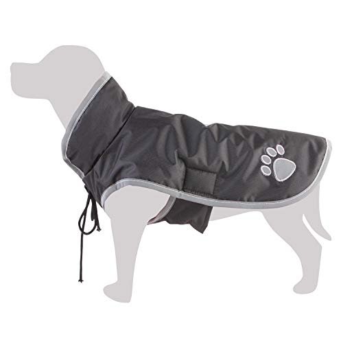 Czarny płaszcz przeciwdeszczowy 6XL / 75 cm