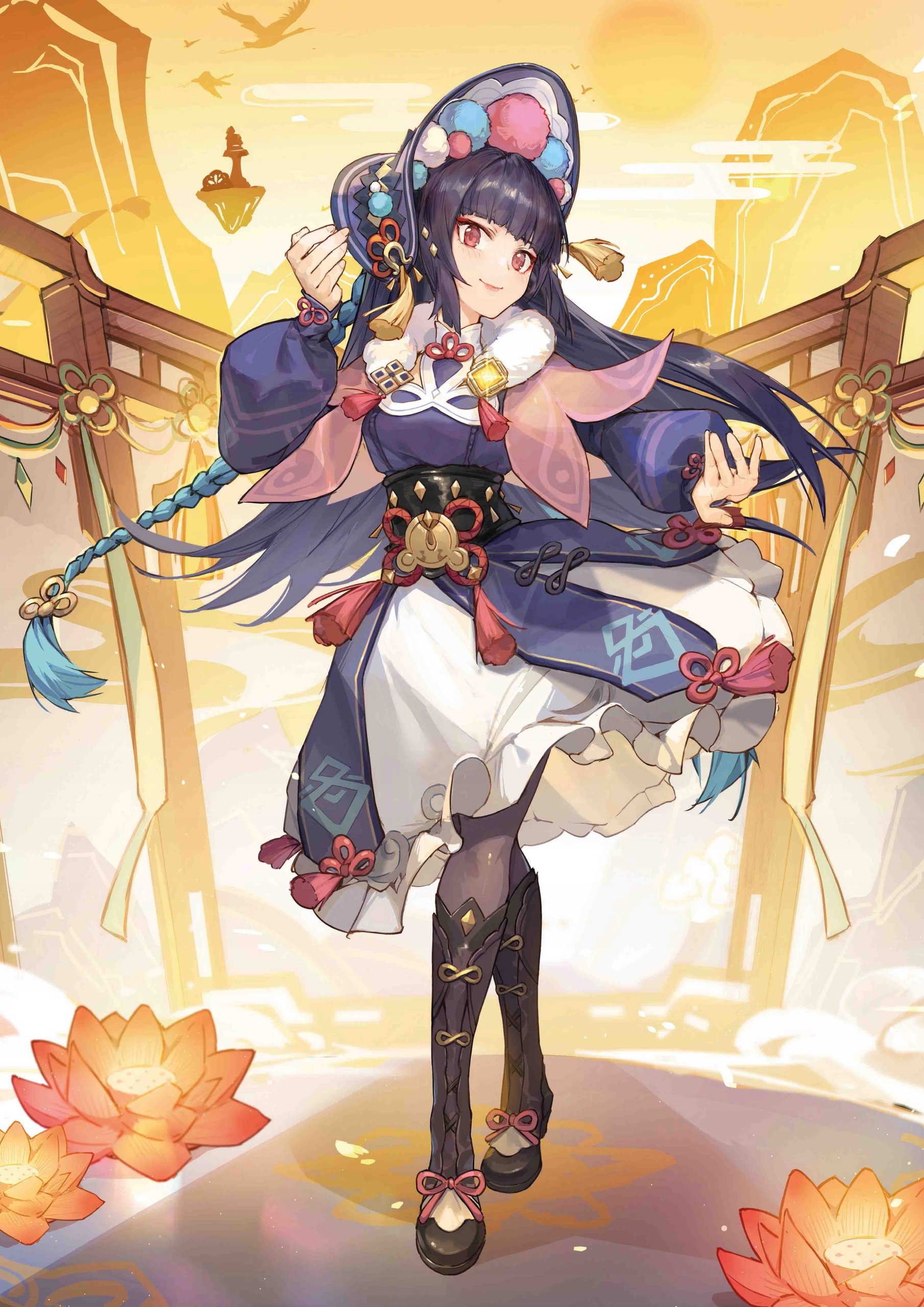 Plakat A3 Genshin Impact Anime Gra Yun Jin