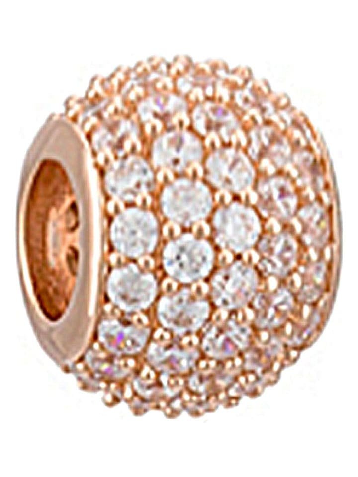 CHARM'S Pozłacany charms z cyrkoniami