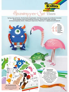 Folia Zestaw "Springy step" ze wzorem do rękodzieła - Zabawki kreatywne - miniaturka - grafika 1