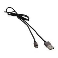 Kable USB - Platinet MICRO USB TO USB CABLE WITH REVERSIBLE PLUGS 1M BLACK 43466 - miniaturka - grafika 1