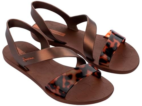 IPANEMA Vibe Sandal Fem, japonki damskie, 37 EU, Brązowy brązowy, 37 EU