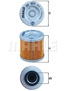 Filtr oleju Mahle OX 805 - Filtry oleju - miniaturka - grafika 1