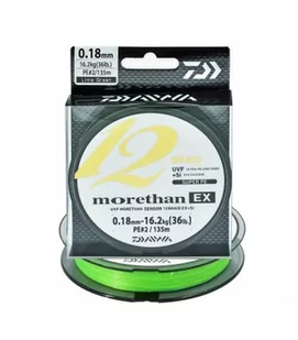 Plecionki Daiwa Morethan 12 Braid EX+SI 135m 0,18 mm - Żyłki wędkarskie - miniaturka - grafika 1