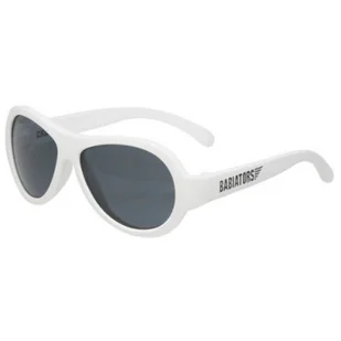BABIATORS Okulary SUN Whicked White Zwariowany biały BAB-015 wiek 3-7+ lat - 1 sztuka - Okulary dla dzieci - miniaturka - grafika 1
