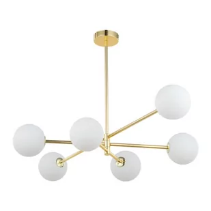 Sarius lampa wisząca 6-punktowa złota 4736 - Lampy sufitowe - miniaturka - grafika 1