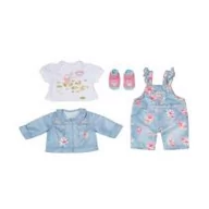 Akcesoria dla lalek - Zapf Creation Baby Annabell ubranko jeansowe 706268 - miniaturka - grafika 1