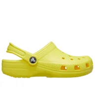 Klapki i japonki damskie - Klapki Crocs Classic Clog 206991-77J - żółte - miniaturka - grafika 1
