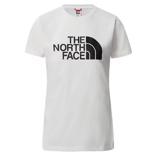 Koszulka The North Face Easy 0A4T1QFN41 - biała - Koszulki i topy damskie - miniaturka - grafika 1