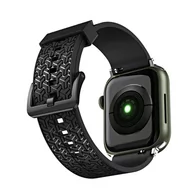 Etui i futerały do telefonów - Watch Strap Y pasek do Watch 7 / 6 / 5 / 4 / 3 / 2 / SE (45 / 44 / 42mm) opaska bransoleta do zegarka czarny - miniaturka - grafika 1